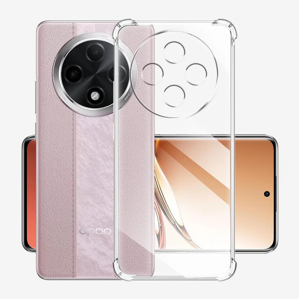 For OPPO F27 Pro Case Clear Shockproof Silicone Soft Phone Case For OPPO F27 Pro+ Plus F27Pro 5G 6.7'' Bumper Protect Back Cover