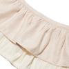Telelu Short Layered Skirt Ivory