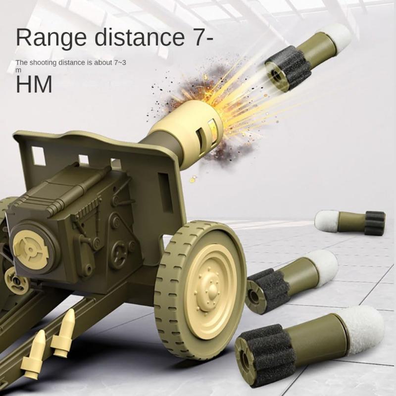 Mörserwerfer-Spielset, Mörserwerfer mit Schubreifen für Kinder, Jungen, Mädchen und Erwachsene