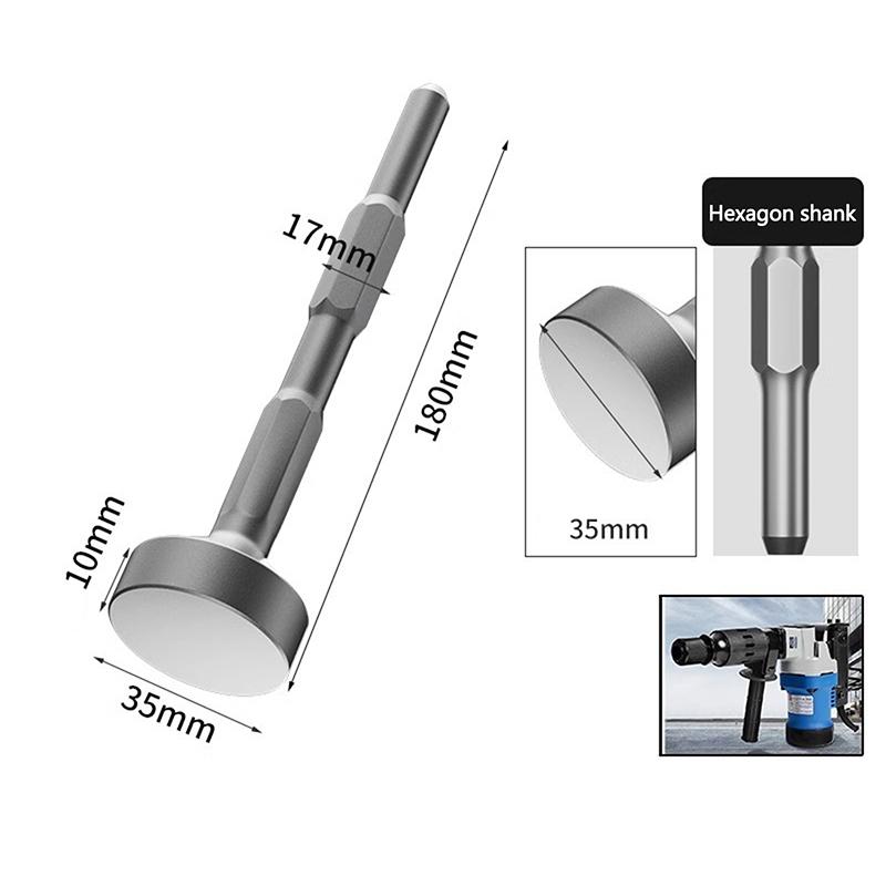 

Насадка для забивання заземлюючих стрижнів 85 мм Сталеве свердло Насадка для забивання Перфоратор Заземлюючі стрижні Широка сумісність Біти для заземлюючих стрижнів Головка для ротаційного