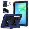 Shockproof Stand Tablet Cases for 10.9" Samsung Galaxy Tab S10 Lite/S9 FE/S10 FE 5G Case S10lite Cover Coque Silicone+PC Shell
