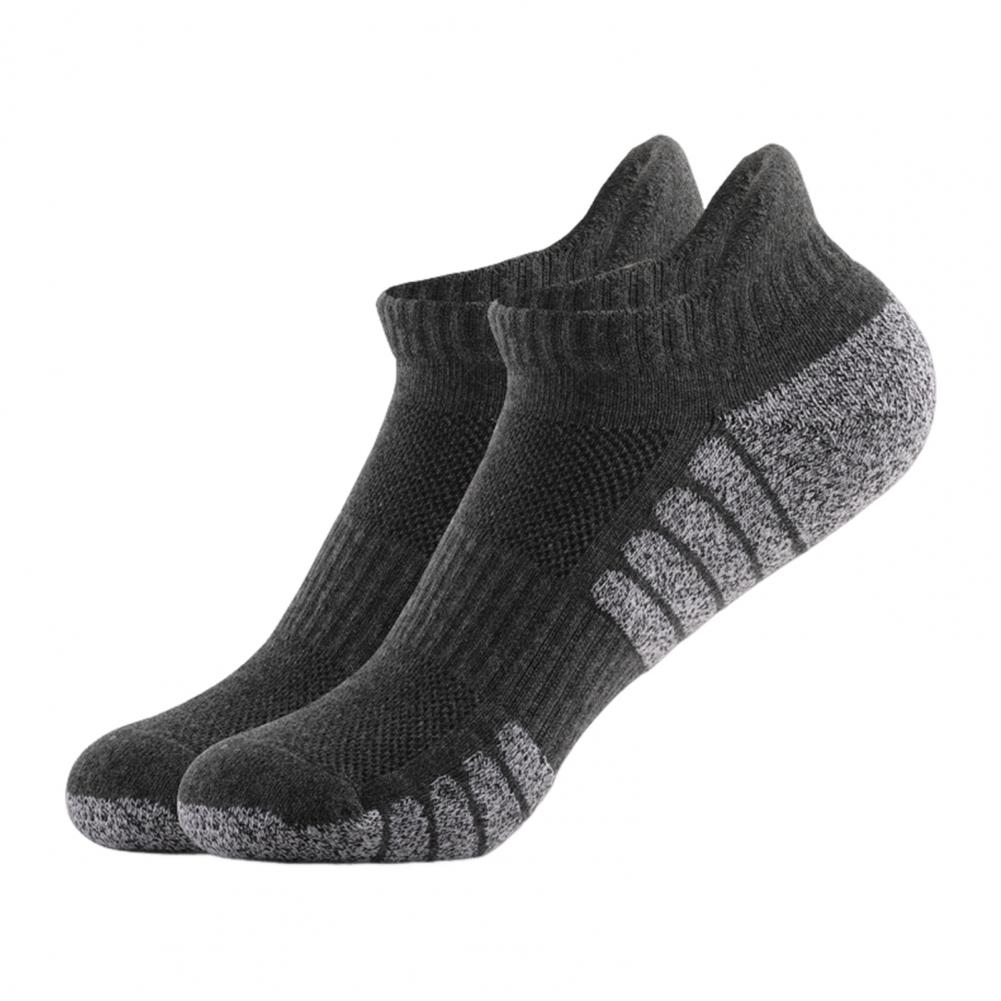 1 Paar Herren-Sommersocken, niedrig geschnitten, rutschfest, Kontrastfarbe, hohe Elastizität, Schweißabsorption, Alltagssocken für Erwachsene, Unisex-Sportsocken