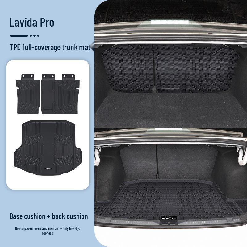 Volkswagen Lavida Pro Trunk Mat TPE - Compatible with 26 Models, Decorative Car Accessory