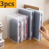 Pencil Case Box Transparent Plastic Pencil Box For Students Without Printing Case Supplies Pencil Sundries Storage Box