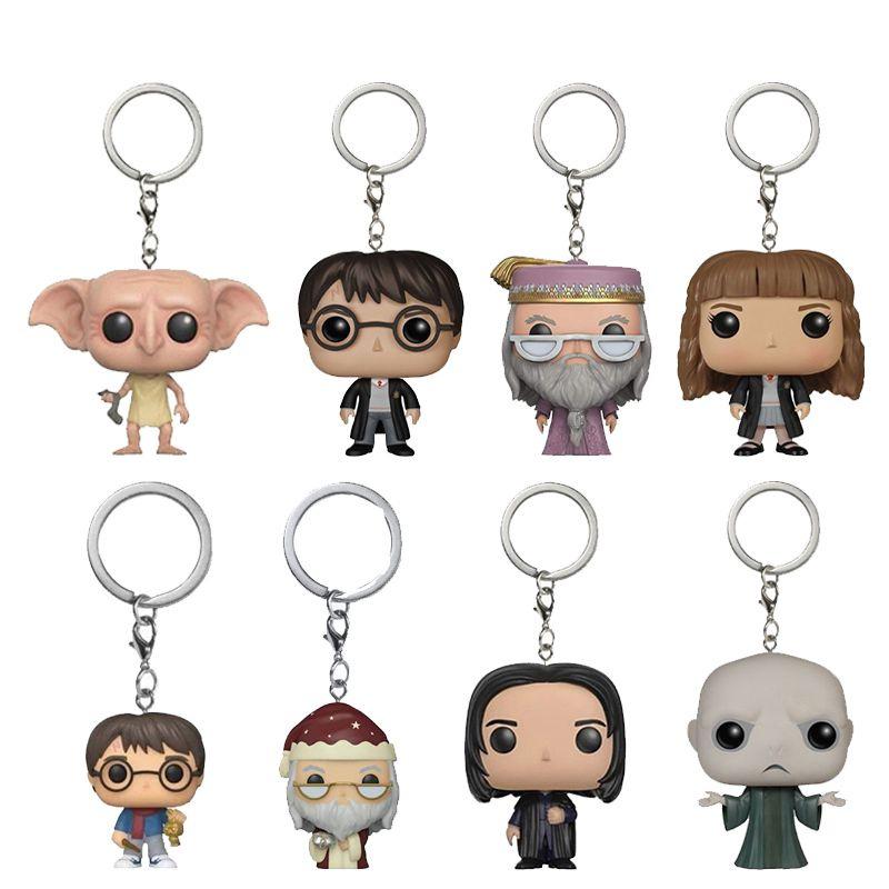 Harry Pop Funko Potter Keychain Keyring Pendant Merch Figures Xmas Gift Kids For