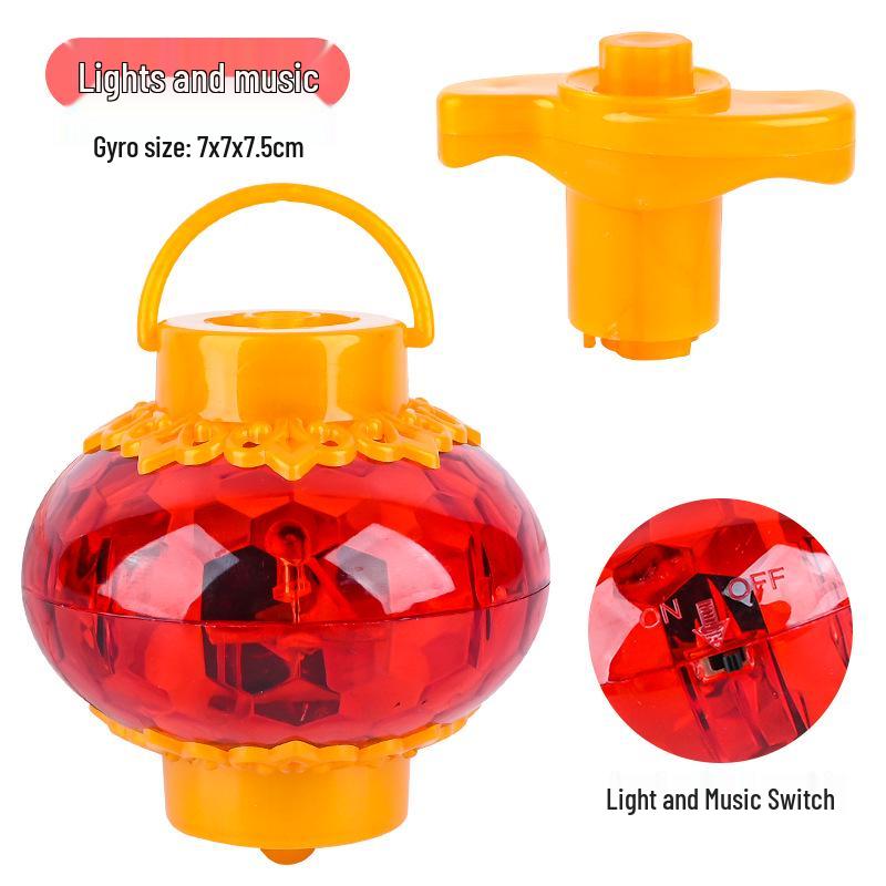 Children's Light-Up Musical Rotating Top Toy for Boys and Girls