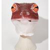 Latex Animal Mask Halloween Costume Party Cosplay Fun Frog Face Headpiece Adult Unisex