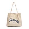 New Versatile Large-capacity Versatile Canvas Bag Simple Lazy Style Fashion Shoulder Tote Bag