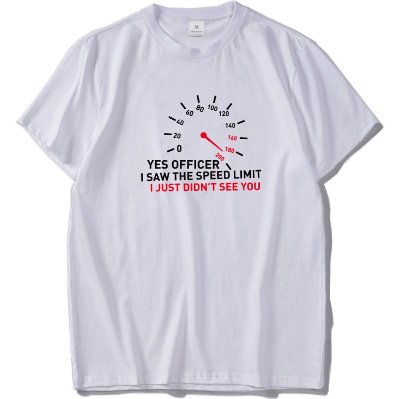 Eu Size 100 Cotton T Shirt Car Speed Humor Cool Tee High Quality Soft Breathable Tops