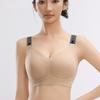 Unsichtbarer BH Damen Fixierte Cups Unterwäsche Brustretraktion Bügelloser BH Übergröße Dünner BH Push-up-BH