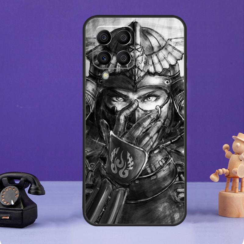 Samurai Japan Art Case For Samsung Galaxy M36 M56 M16 M33 M53 M13 M12 M32 M52 M20 M15 M55 M31 M14 M35 M34 M54
