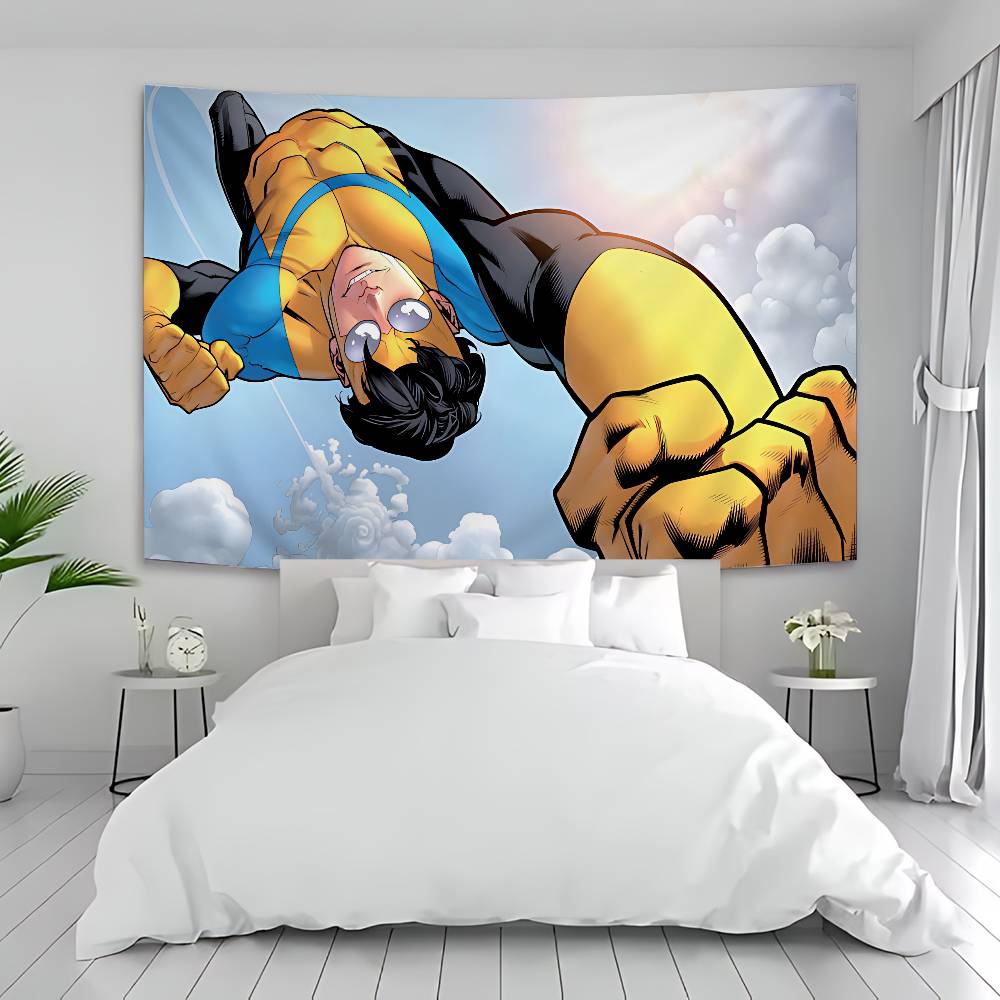 Animation IInvincibles Tapestry Art Printing Japanese Wall Tapestry Anime Wall Hanging Home Decor