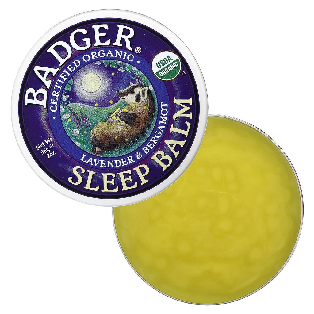 Dachs, Bio-Schlafbalsam, Lavendel & Bergamotte, 2 oz (56 gr)