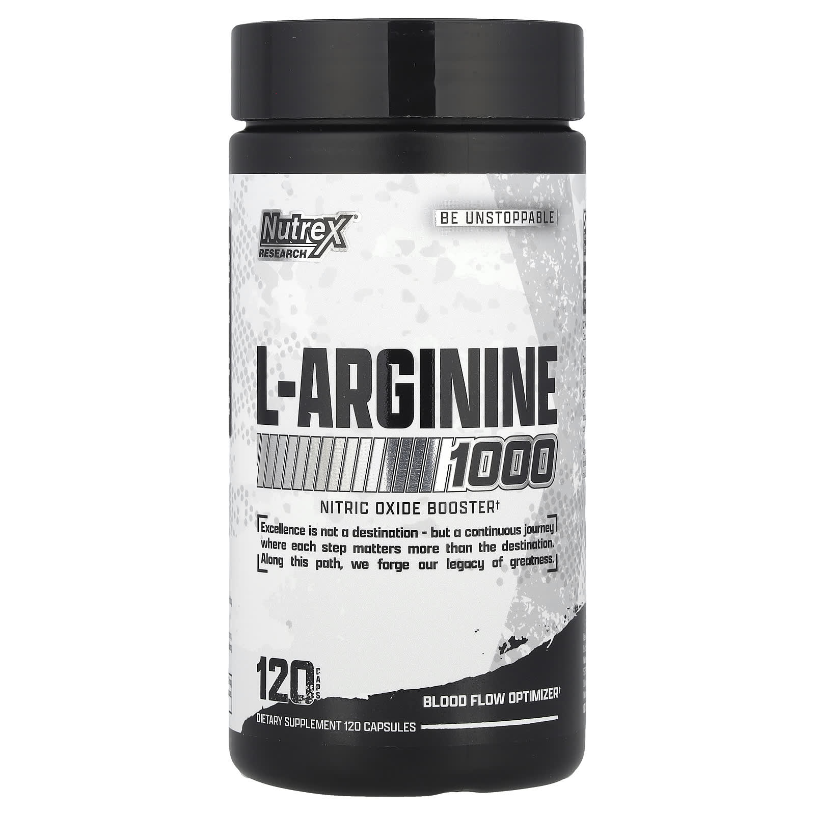

L-Arginine 1000, 120 Capsules (500Mg per Capsule)