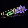 Elegant Tulip Flower Oil Painting Brooch: Versatile Pin for Dress, Scarf, or Sweater