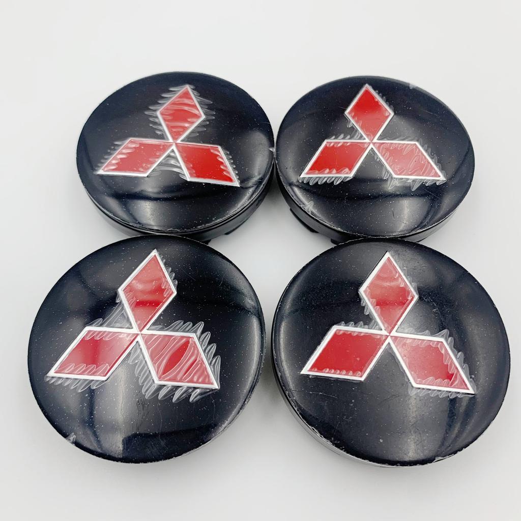 10pcs Car Wheel Center Hub Caps Emblem for Mitsubishi Ralliart Lancer ASX Colt Pajero Outlander Eclipse Delica Accessories