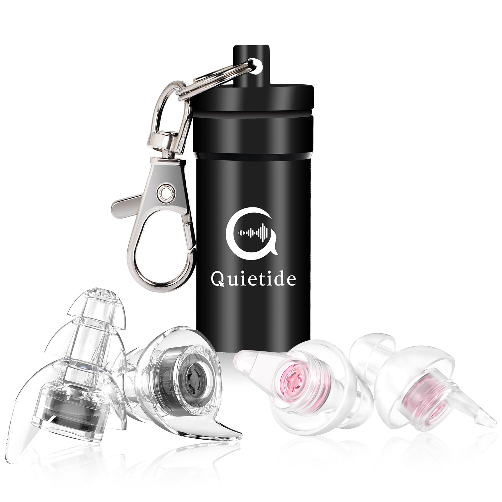 

Защитные наушники Quietide Live для предотвращения слуха Идеально подходят для наслаждения громкой музыкой на и Моющиеся и Включают чехол для переноски и Японский Q6 Черный