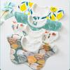 Toddler 360 Degree Rotation Drool Bibs Scarf Baby Infants Feeding Bib Soft Pure Cotton Bandana Waterproof Saliva Towel