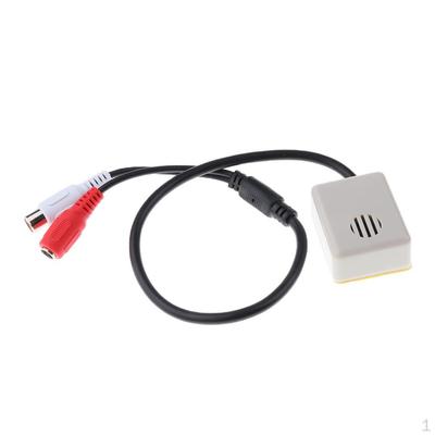 Adjustable Microphone Audio / Sound Monitor 3.5mm