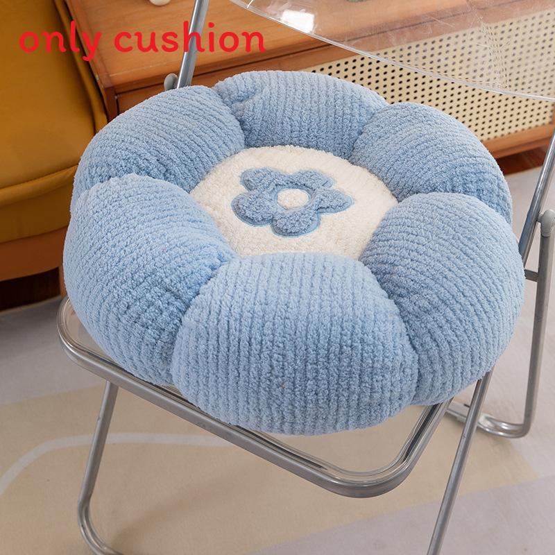 Flower Cushion Plush Pillow With Pp Cotton Fill For Home Lounge Decor