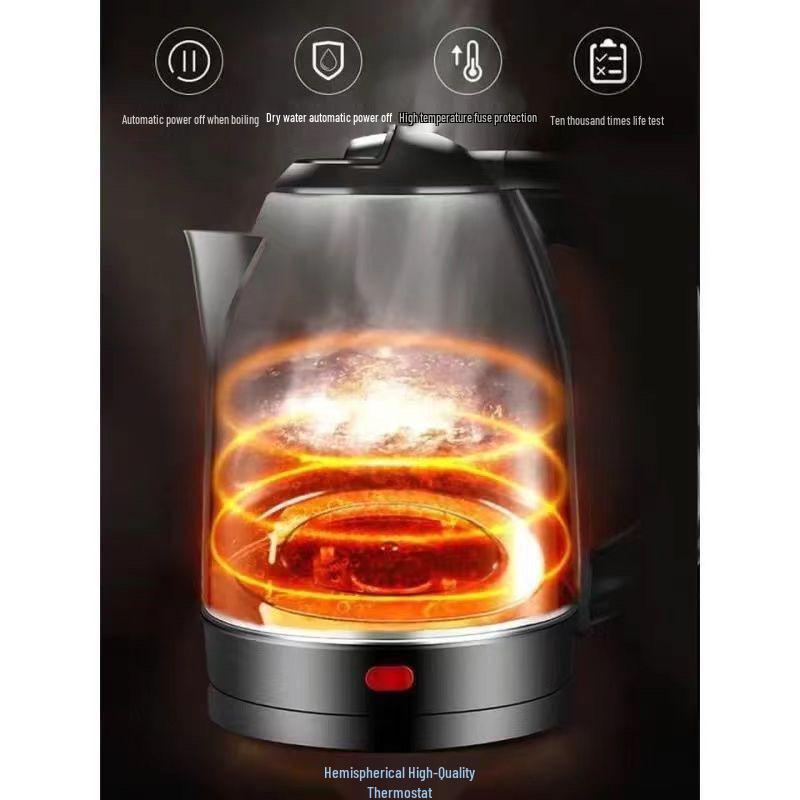 304 Stainless Steel Electric Kettle with Auto Shut-off & Keep Warm Feature