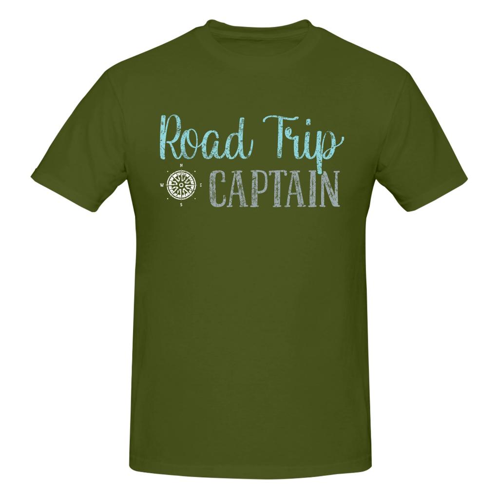 1 Piece Captain Funny 100 Cotton Tshirt Road Trip Tops Tees For Unisex