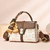 New Plaid Versatile Flower Premium Sense Popular Bag Women's Crossbody One Shoulder Portable Versatile Bag