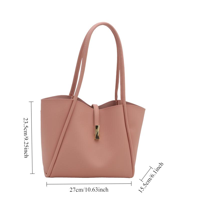 2026 New Early Spring Fashi Simple Retro Casual Large Capacity Commuter Underarm Tote Shoulder Bag Women Handbags