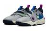Nike Team Hustle D 11 GS Slip Resistant Cushioning Low Top Children's Basketball Shoes Gray Blue FN5005-001