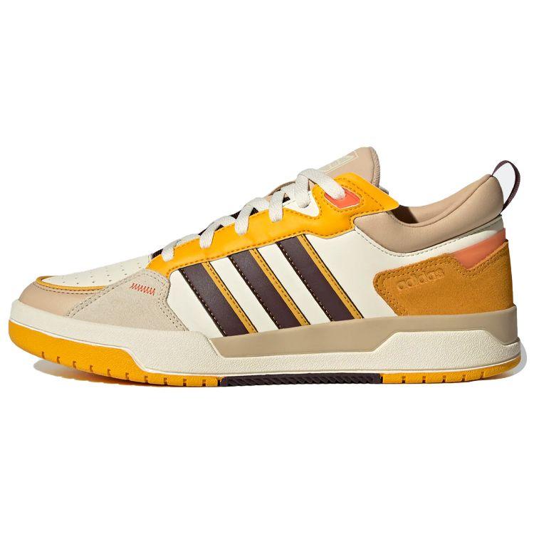 Adidas Neo 100Db Comfortable Casual Trendy Low-Top Skate Shoes Unisex Sneakers White Yellow Black GW6746