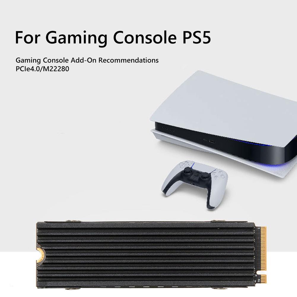 Cooler SSD M.2 2280 NVME NGFF Răcitor de Căldură Radiator Aliaj de Aluminiu Rezistență la Căldură cu Pad Termic din Silicon pentru Consola de Jocuri PS5