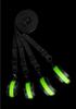 Bed Tie Attachment Set - Glow in the Dark Ouch! by shots