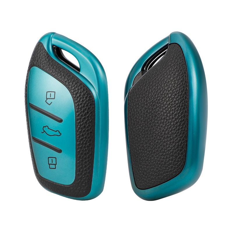 Full Coverage Key Cover for 2020 Roewe i5, 2019 i6/RX5MAX, RX3, MG HS with EZS Buckle PE Bag