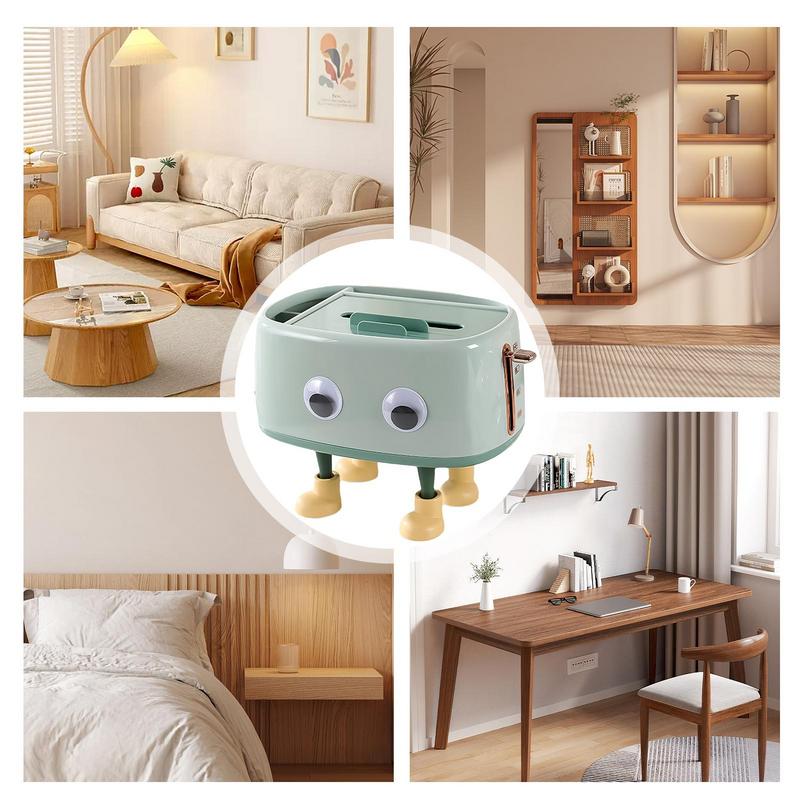 Roztomilý kreslený zásobník na papírové kapesníky Dekorativní krabička na papírové kapesníky Příslušenství multifunkčního organizéru na papírové kapesníky do auta