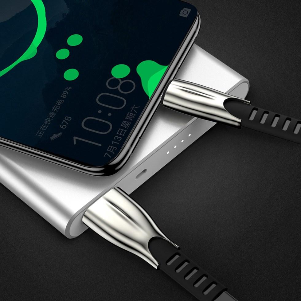 Micro USB kabel ROCK 2,4A rychlé nabíjení synchronizace dat Microusb kabel Android mobilní telefonní kabel