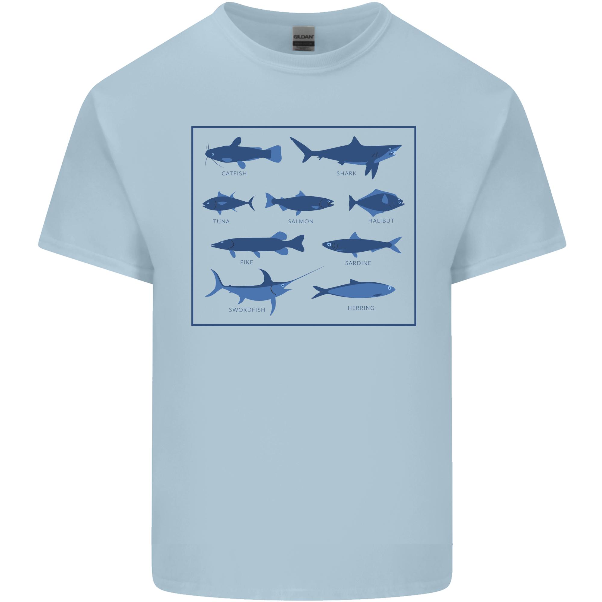 Fish Species Fishing FisherUnisex Shark Unisexs Light Cotton TShirt S
