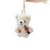 Cartoon Style Plush Toy Pendant With Polyester Fiber For Bag Decoration