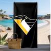 Pittsburgh Penguins Print Beach Towel Soft Portable Quick?dry Towel For Pool Summer Vacation Outdoor Sport
