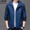 JEEP SPIRIT Men's Hooded Windbreaker Jacket