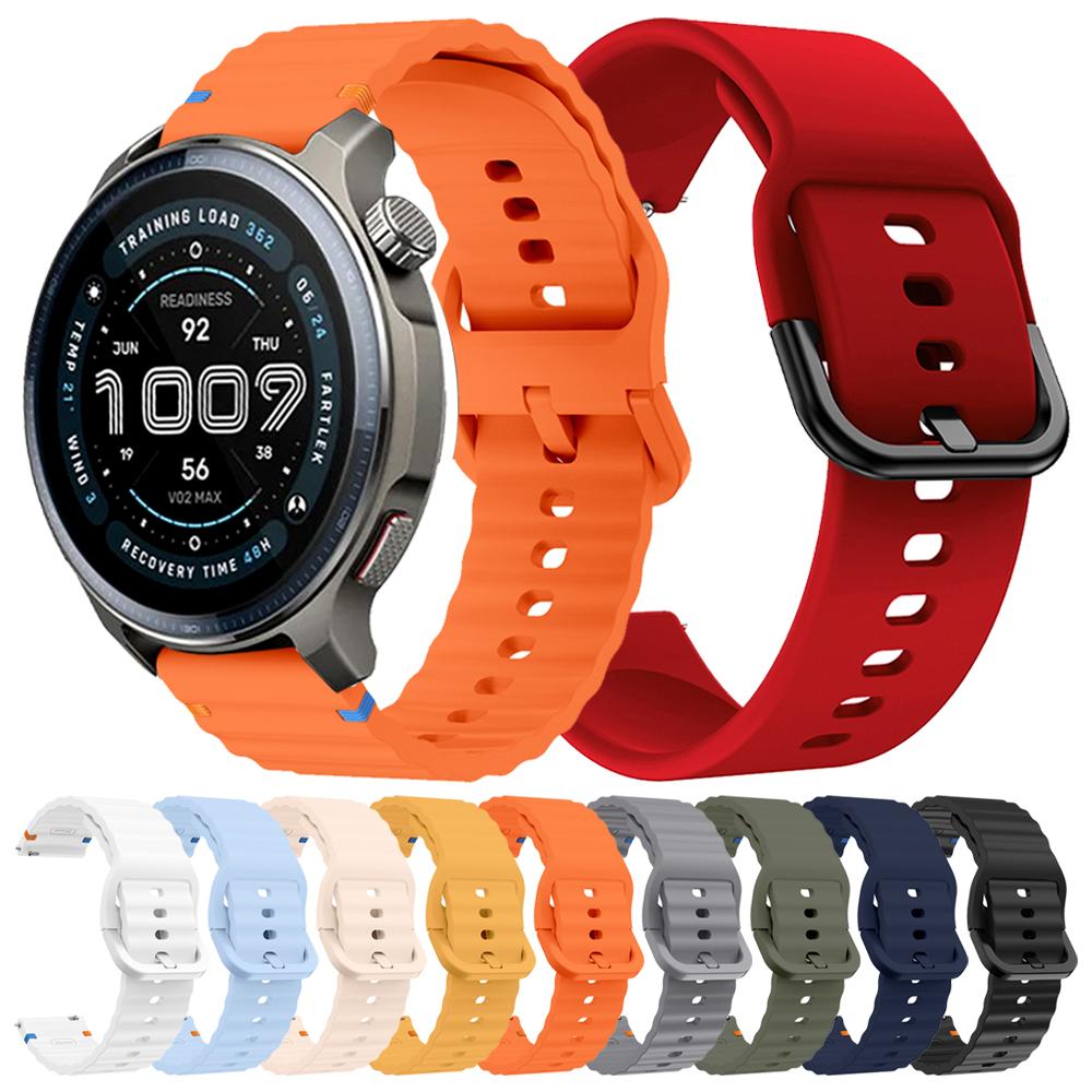 Silicone 20mm 22mm Wriststrap For AMAZFIT BALANCE2 Sports Replace Band BIP6 5 UNITY/GTS 4 3/GTR 4 3pro 2e/Active 2 Soft Bracelet