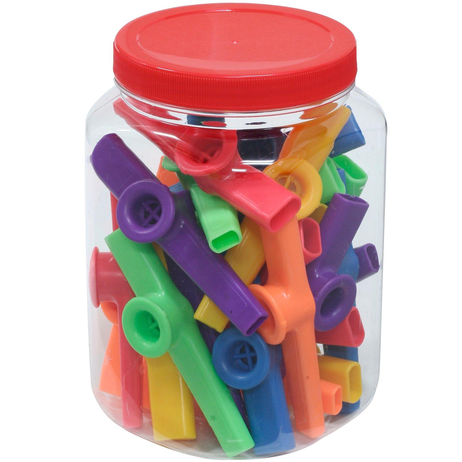 

Kikutani Plastic Kazoo, 6 Colors x 4 of Each, Total of 24, KZC-01