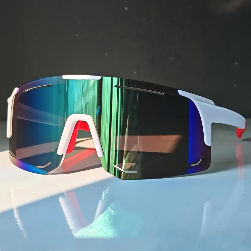 4PCS European and American Colorful Anti-ultraviolet Men's and Women's Large-frame Windproof Glasses Ski Glasses