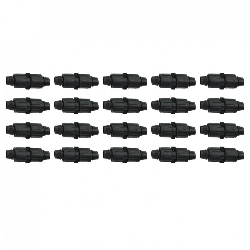 20 Piece Set Drip Tape Coupling Hose Joint Irrigation Connector