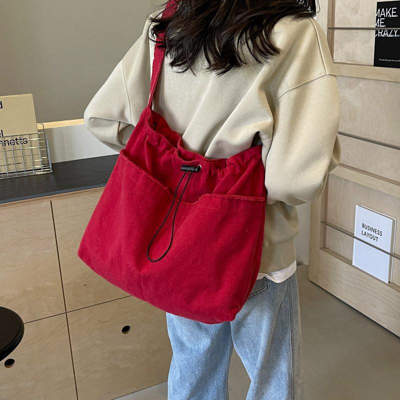 Taška přes rameno Dojíždění Plátěná crossbody taška Nákupní taška