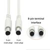 Reliable 8Pin DIN Male Cable 8PIN Extension Cable for Stable and Audios Connection Professional Audios Cable 59.06inch