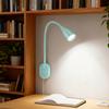 Wall Mounted Reading Light, Wall Light with Switch, 5 Dimmable & Color Temperature USB-C Output Flexible Neck Book Light for Bed