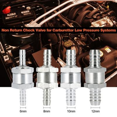 Válvula unidirecional de combustível de 12 mm gasolina diesel para sistemas Ruel de baixa pressão do carburador