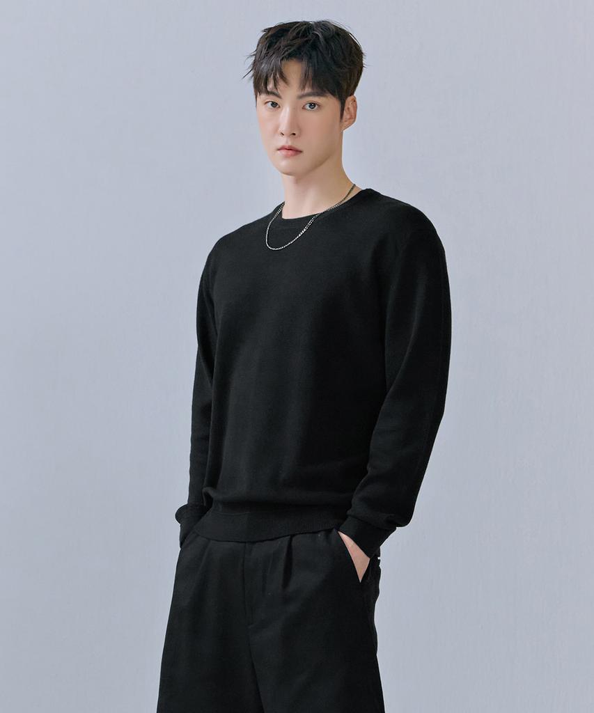 CHASECULT Men'S Basic Round Neck Knit-Cfzk5211C03