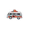 Shoes Artistic Canvas Bus Brooch Colorful Enamel Pin For Eyecatching Accessories Fashion