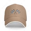 Flag FIA World Championship Washed Unisexs Baseball Cap Outdoor Trucker Snapback Caps Dad Hat Golf Hats